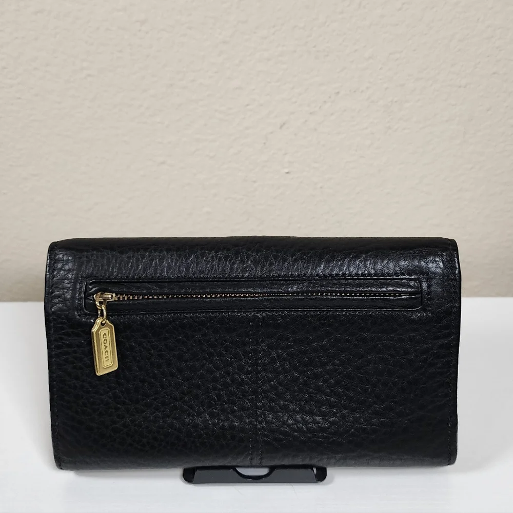 Vintage Coach Black Sonoma Wallet - Picture 6 of 11
